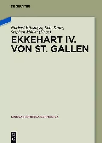 Ekkehart IV. von St. Gallen cover