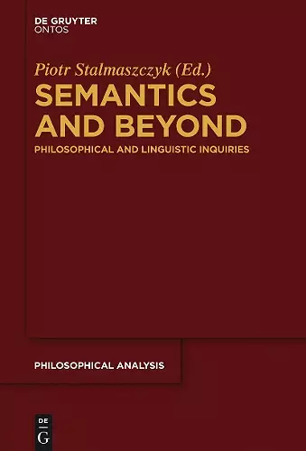 Semantics and Beyond cover