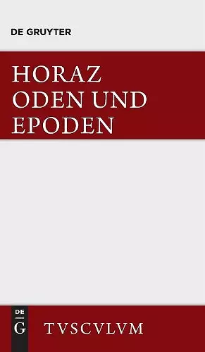 Carmina / Oden Und Epoden. Nach Theodor Kayser Und F. O. Von Nordenflycht cover