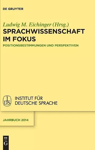 Sprachwissenschaft im Fokus cover