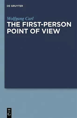 The First-Person Point of View cover