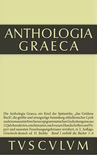 Anthologia Graeca, Band 1, Buch I-VI cover