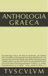 Anthologia Graeca, Band 1, Buch I-VI cover