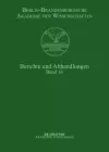 Berichte und Abhandlungen, Band 16, Berichte und Abhandlungen Band 16 cover