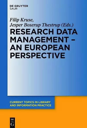 Research Data Management - A European Perspective cover