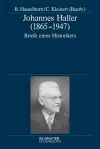 Johannes Haller (1865-1947) cover