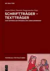 Schriftträger - Textträger cover