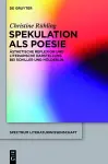 Spekulation ALS Poesie cover