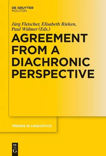 Agreement from a Diachronic Perspective cover