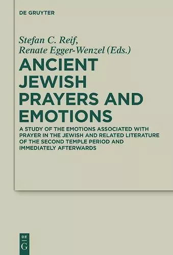 Ancient Jewish Prayers and Emotions cover