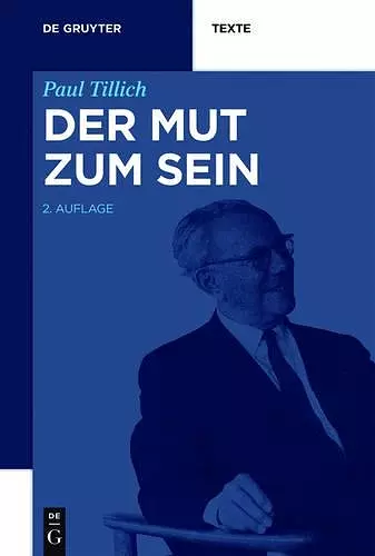 Der Mut Zum Sein cover