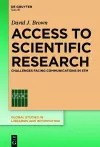 Access to Scientific Research cover