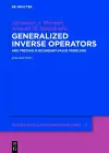 Generalized Inverse Operators cover