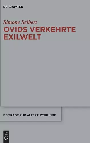 Ovids verkehrte Exilwelt cover