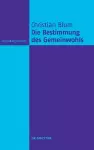 Die Bestimmung des Gemeinwohls cover