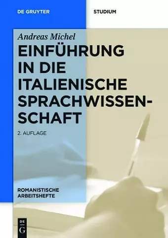 Einführung in die italienische Sprachwissenschaft cover