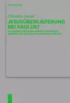 Jesusüberlieferung Bei Paulus? cover