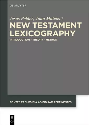 New Testament Lexicography cover