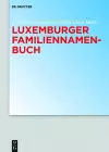 Luxemburger Familiennamenbuch cover