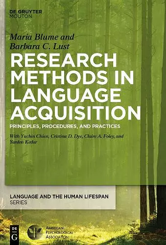 Research Methods in Language Acquisition cover