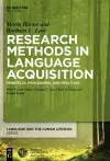 Research Methods in Language Acquisition cover