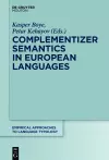 Complementizer Semantics in European Languages cover