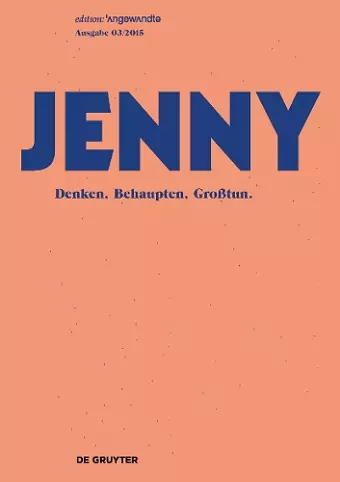 JENNY. Ausgabe 03 cover