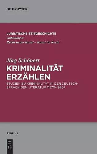 Kriminalität erzählen cover