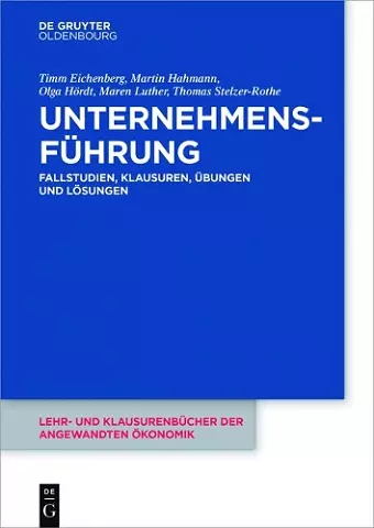 Unternehmensführung cover