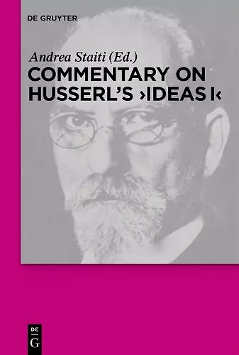 Commentary on Husserl's "Ideas I" cover