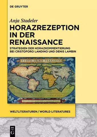 Horazrezeption in Der Renaissance cover