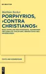 Porphyrios, Contra Christianos cover