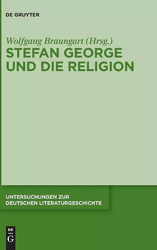 Stefan George Und Die Religion cover
