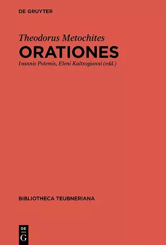 Orationes cover