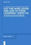 "Let the Wise Listen and add to Their Learning" (Prov 1:5) cover