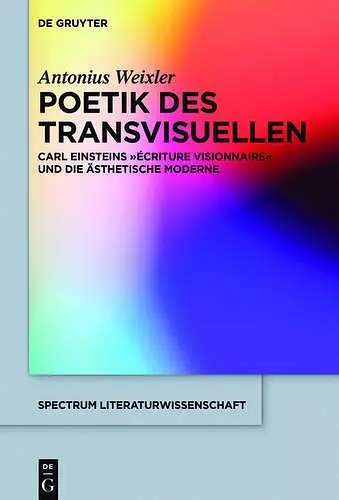 Poetik des Transvisuellen cover