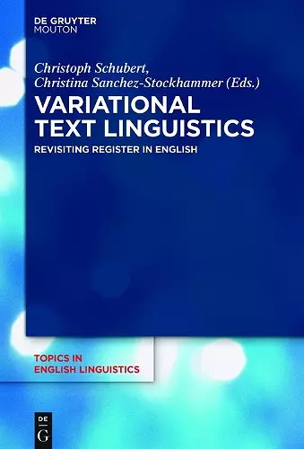 Variational Text Linguistics cover