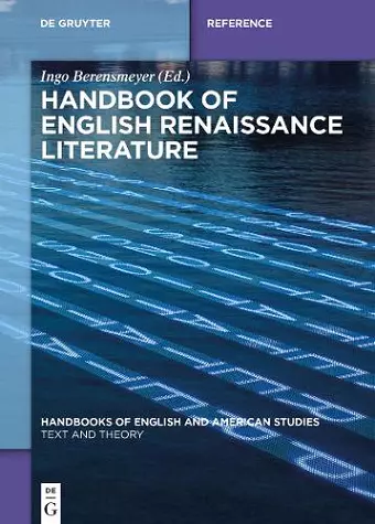 Handbook of English Renaissance Literature cover