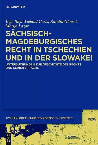Sächsisch-magdeburgisches Recht in Tschechien und in der Slowakei cover