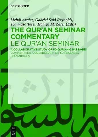 The Qur'an Seminar Commentary / Le Qur'an Seminar cover