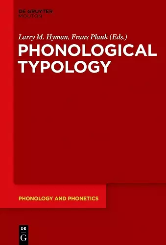 Phonological Typology cover