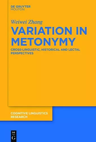 Variation in Metonymy cover