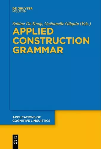 Applied Construction Grammar cover