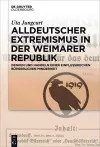 Alldeutscher Extremismus in der Weimarer Republik cover