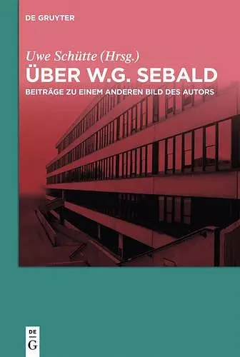 Über W.G. Sebald cover