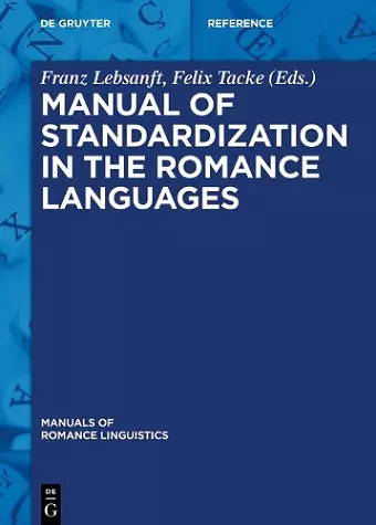 Manual of Standardization in the Romance Languages cover