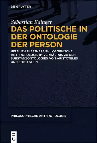 Das Politische in Der Ontologie Der Person cover