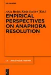 Empirical Perspectives on Anaphora Resolution cover