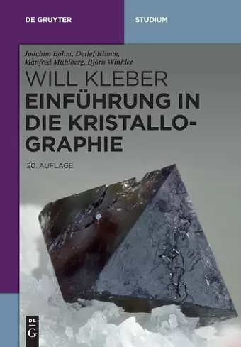 Einführung in Die Kristallographie cover