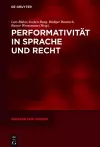 Performativität in Sprache und Recht cover